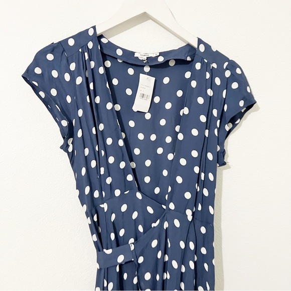 Tularosa Blue Polka Dot Maxi Dress - Picture 3 of 5